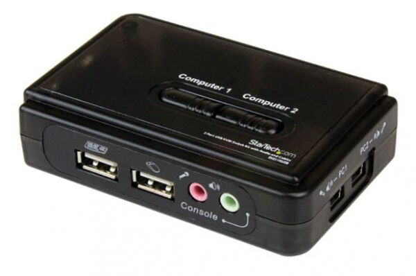 StarTech.com StarTech SV211KUSB - 2 Port USB KVM Switch Kit mit Audio und Kabeln