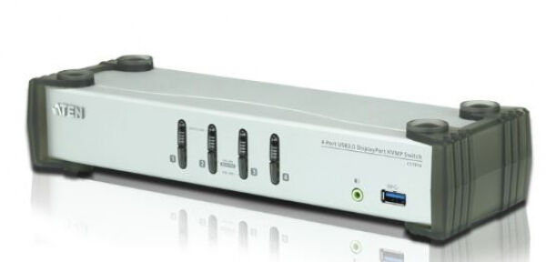 Aten CS1914-AT-G - 4-Port USB 3.1 Gen 1 DisplayPort 1.1 KVM Switch