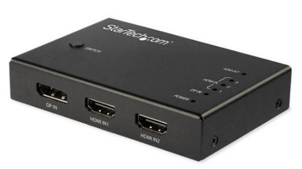 StarTech.com Startech VS421HDDP - 4-Port HDMI Video Switch - 3x HDMI und 1x DisplayPort - 4K 60Hz