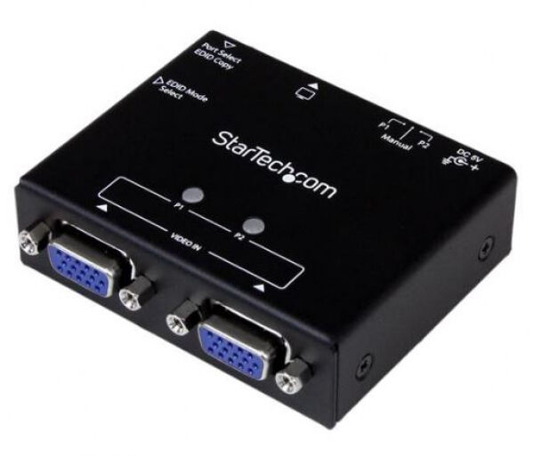 StarTech.com Startech ST122VGA - 2 Port VGA Auto Switch Box mit Prioritätsschaltung und EDID Kopie