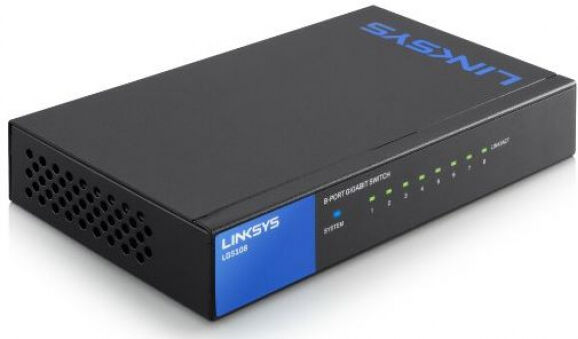 Linksys LGS108-EU - Unmanaged Switch - 8-Port