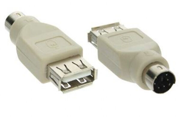 InLine 33103 - USB PS/2 Adapter, USB Buchse A auf PS/2 Stecker