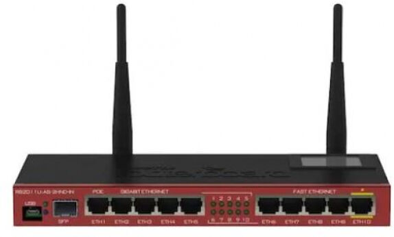 MikroTik RB2011UIAS-2HND-IN - WirelessN 10-Port WLAN-Router - 300mbps