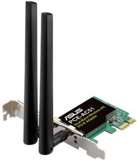 Asus PCE-AC51 - WirelessAC PCI-Express Adapter - 750mbps