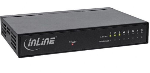 InLine 32308M - Gigabit Netzwerkswitch 8-Port