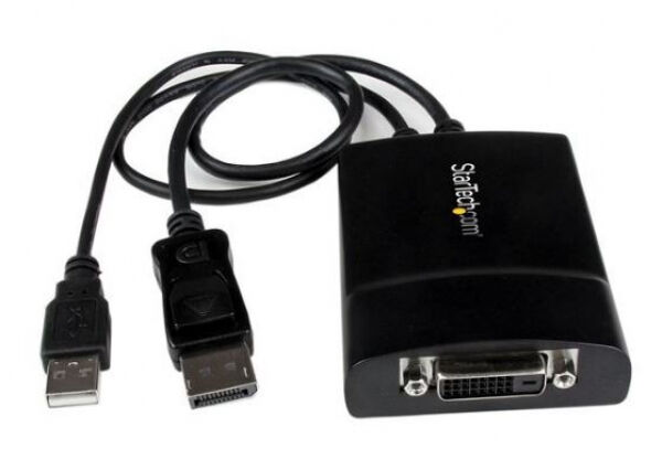 StarTech.com StarTech DP2DVID2 - DisplayPort auf Dual Link DVI Aktiv Konverter mit Stromversorgung über USB