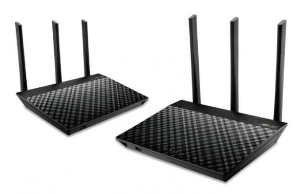 Asus RT-AC67U - WirelessAC AiMesh Router AC1900 - 2er Set