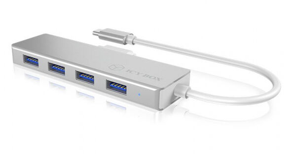 Icy Box IB-HUB1425-C3 - USB 3.0 Type-C Hub mit 4 USB Anschlüssen