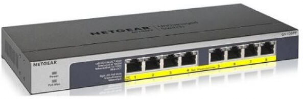 Netgear GS108PP-100EUS - 8-Port Gigabit Switch PoE