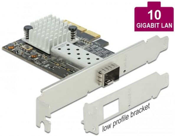 DeLock 89100 - PCI Express x4 Karte zu 1 x SFP+ Slot 10 Gigabit LAN