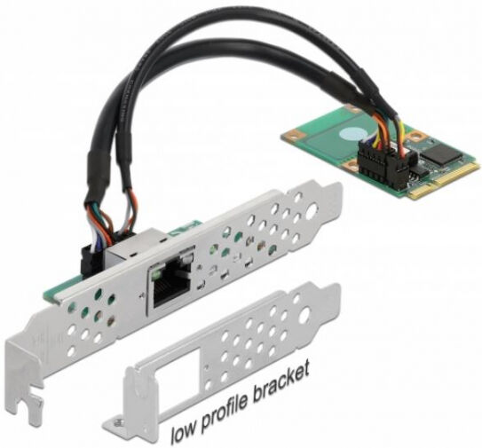 DeLock 95266 - Mini PCIe I/O PCIe full size 1 x RJ45 Gigabit LAN