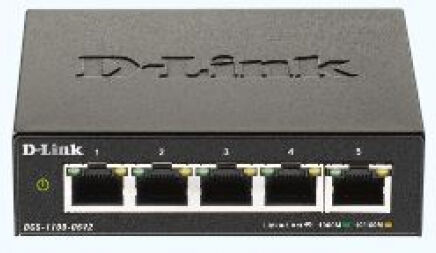 D-Link DGS-1100-05V2 - 5-Port Gigabit Smart Switch