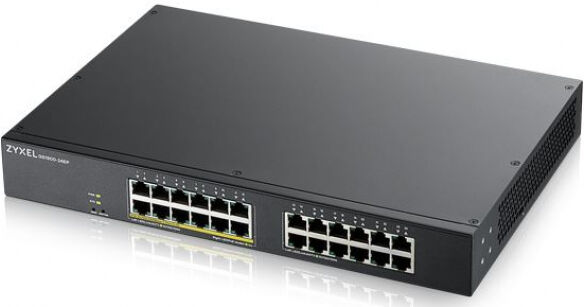 Zyxel GS1900-24EP - 24-Port Web-Managed Gigabit-Switch / 12 x PoE+ Port