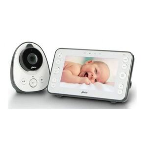 Alecto Babyphone DVM150 mit Kamera, 5 Zoll Farbbildschirm, weiss