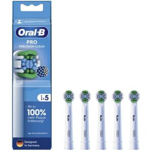 Oral-B Zahnbürstenkopf Precision Clean 5 Stück, Weiss