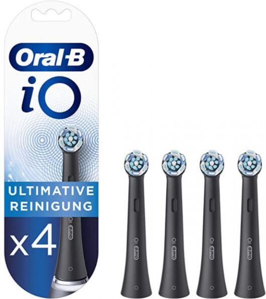 Braun Oral-B Aufsteckbürste iO Ultimative Reinigung - 4er - Schwarz