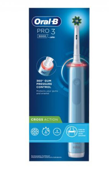 Braun Oral-B Pro 3 3000 Cross Action Blue Edition