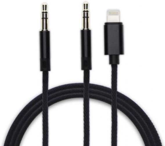 4smarts Audio-Kabel SoundCord Lightning + 3.5 mm auf 3.5 mm - 1.2m