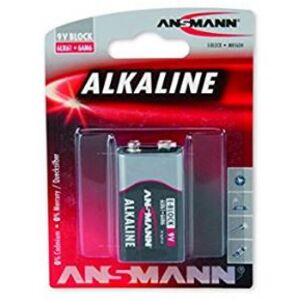 1 Ansmann Alkaline 9V-Block red-line