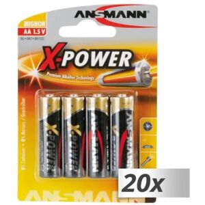 Ansmann Mignon AA LR - X-Power - 20 - 4 Stk.