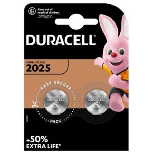 Duracell Typ 2025 Lithium Knopfbatterie - 2er Pack