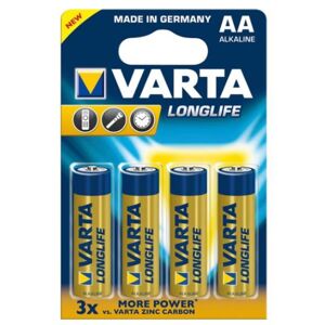 Varta Longlife Extra Mignon AA LR 6 - 100x4er Pack