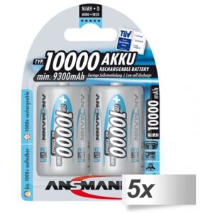 Ansmann NiMH Akku 10000 Mono D 9300 mAh - 5x2er Set