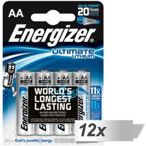 Energizer Ultimate Lithium Mignon AA LR 6 1,5V - 12x4er