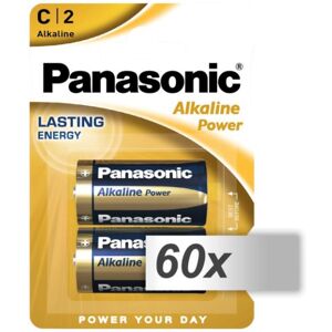 Panasonic Alkaline Power Baby C LR 14 - 60x2er