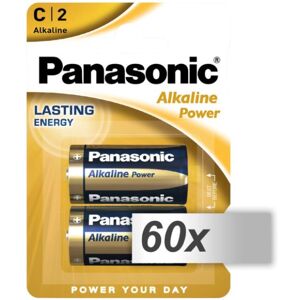Panasonic Alkaline Power Baby C LR 14 - 60x2er
