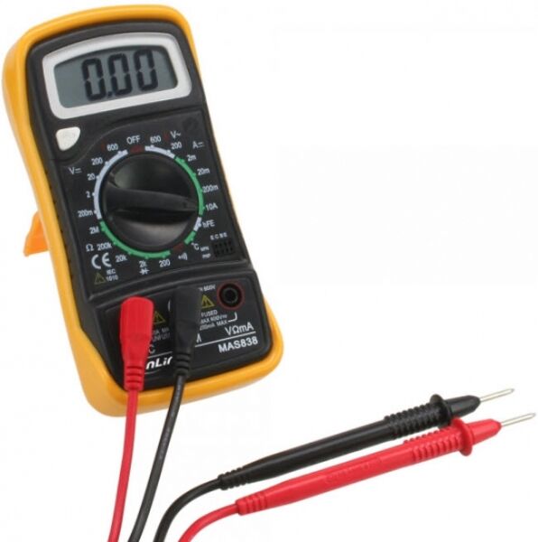 InLine Multimeter - mit Temperatursensor und Transistormessung