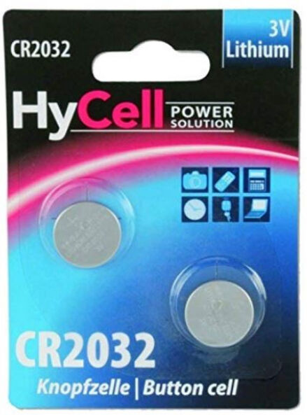 HyCell Lithium Knopfzelle CR2032 - 2er Pack