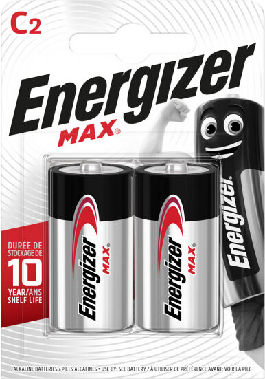 Energizer MAX - Batterie C / 1.5V / LR14 Baby - 2 Stk.