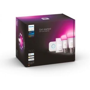 Divers Philips Hue Starterset White & Color Ambiance, 2x E27, DimmerSwitch / E27 2er Starter Set inkl DimmSwitch 2x800lm / Thema: Intelligente Beleuchtung