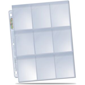 ULTRA PRO - Display 9-Pocket Secure Platinum Page (100 pages)