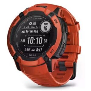 Garmin Instinct 2X Solar - Multisport-Smartwatch - Flame Red