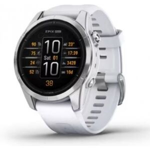 Garmin Epix Pro (Gen 2) - GPS-Sportuhr / 42mm - Standard Edtition - Silber / Weiss