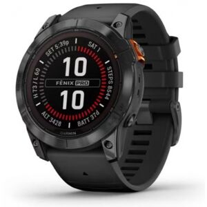 Garmin Fenix 7X Pro Solar Edition - Multisportuhr 26mm - schwarz/schiefergrau