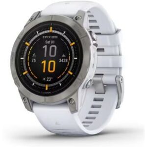 Garmin Sportuhr Epix Pro (Gen 2) - Sporthur - Titanium/Stone White