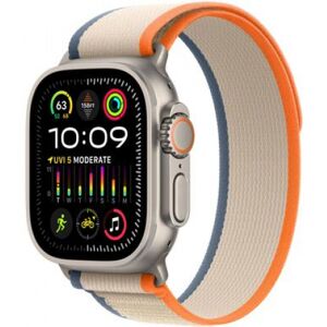 Apple Watch Ultra 2 (orange/beige, 49 mm, Trail Loop, Titangehäuse, Cellular)