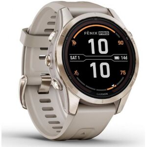 Garmin fenix 7sPRO - Sapphire Solar Edition - Sportuhr 42mm - Light Sand / Soft Gold