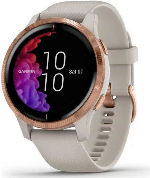 Garmin venu - Sportuhr - Beige/Rosegold