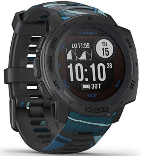 Garmin Instinct Solar Surf - Sportuhr - Pipeline