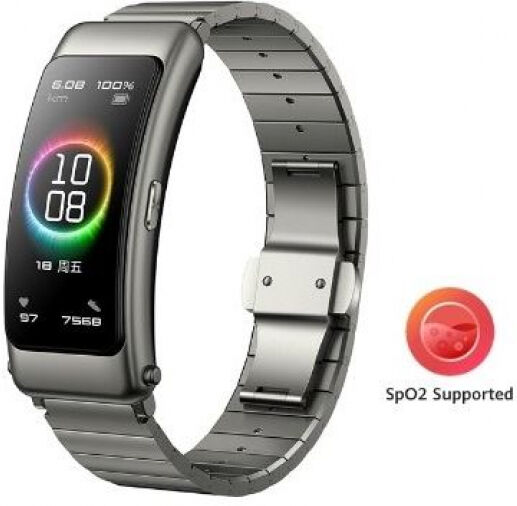 Huawei TalkBand B6 Elite Editon - Smartwatch - Schwarz / Titanium Gray