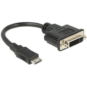 DeLock 65564 - Adapter HDMI Mini-C Stecker > DVI 24+5 Buchse 20 cm