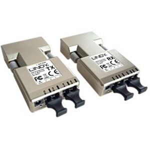 Lindy 38301 - DVI-D Extender 500m Fiber/LWL 2x Duplex LC (50 mikrometer)