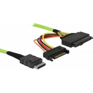 DeLock 85802 - Kabel OCuLink PCIe SFF-8611 zu U.2 SFF-8639 - 0.5 m