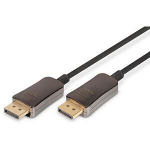 Digitus AK-340107-300-S - DisplayPort AOC Hybrid Glasfaserkabel UHD 8K - 30m