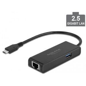 DeLock 63826 - USB Type-C Adapter zu 2,5 Gigabit LAN mit USB Typ-A