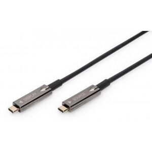 Digitus AK-330160-150-S - USB Type-C - USB Type-C AOC Hybrid FO cable 4K@60Hz USB 3.1 SPEC - 20m